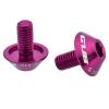 bikes Water Bottle Cage Bolts , bikes Brake Rotor Bolts , Gub G 510 2Pcs M5 * 12Mm bikes bike Water Bottle Cage Holder Bracket Screw Bolts(Multiple Colour)(Purple) , bikes Brake Rotor Bolts , bikes view 4