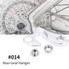 for Mountain Road Bike Bicycle(silver)(014),12pcs T25 Titanium Alloy Bike Torx Head Bolts Screws Fastener For Bike Bicycle(1.6 * 2.4in), 12pcs T25 Titanium Alloy Bike Torx Head Bolts Screrear ge view 2