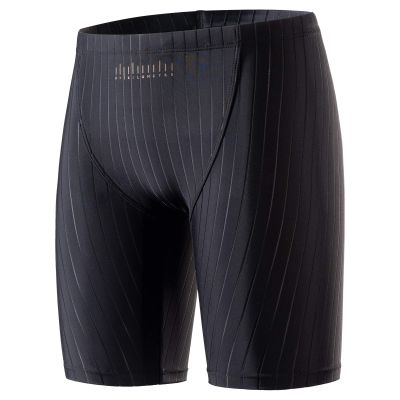 MY KILOMETRE Boys' Jammer Swimsuit with Drawstring Training Swimwear for Kids Endurance Boys Youth Swim Shorts Kids Swimsuit Black