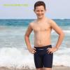 MY KILOMETRE Boys' Jammer Swimsuit with Drawstring Training Swimwear for Kids Endurance Boys Youth Swim Shorts Kids Swimsuit Black view 3