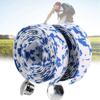 Soft Bikes Bar Tape Handle Wrap with 2 Bar Plugs for Touring Cycling and Road Racing 2PCS Per Set(Blue+ White), Bikes Handlebar Tape Bandage, Bikes Handlebar Tape Bandage, Soft Bikes Bar TapeBi view 2