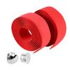 Soft Bikes Bar Tape Handle Wrap with 2 Bar Plugs for Touring Cycling and Road Racing 2PCS Per Set(Red), Bikes Handlebar Tape Bandage, Bikes Handlebar Tape Bandage, Soft Bikes Bar TapeBicycle Ba view 1