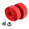 Soft Bikes Bar Tape Handle Wrap with 2 Bar Plugs for Touring Cycling and Road Racing 2PCS Per Set(Red), Bikes Handlebar Tape Bandage, Bikes Handlebar Tape Bandage, Soft Bikes Bar TapeBicycle Ba view 4
