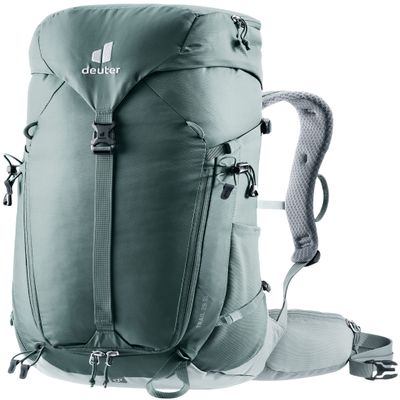 Deuter Trail 28L SL Backpack for Biking, Hiking & Trekking with Narrow Fit, U-Frame & Superior Breathability - Teal-Tin