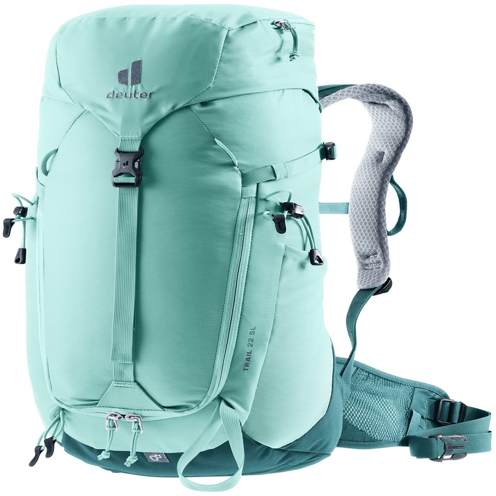 Deuter Womens Trail 22L SL Backpack for Hiking & Mountain Climbing - Glacier-Deepsea