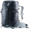 Deuter Trail 30L Backpack for Biking, Hiking & Trekking with Narrow Fit, U-Frame & Superior Breathability - Black-Shale view 1