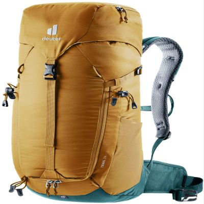 Deuter Trail 24L Backpack for Hiking & Mountain Climbing - Almond-Deepsea
