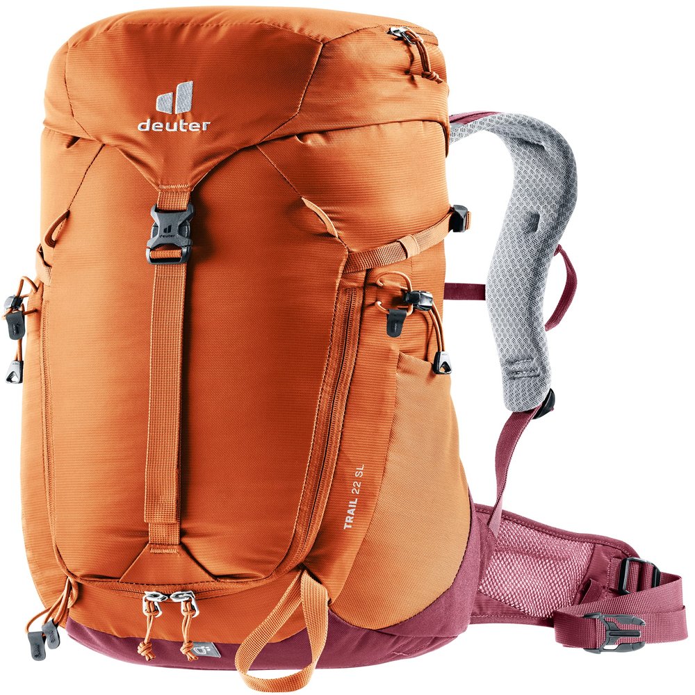 Deuter Womens Trail 22L SL Backpack for Hiking & Mountain Climbing - Chestnut-Maron