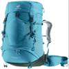 Deuter Womens Aircontact Lite 35 + 10 SL, Lightweight Backpacking & Hiking Backpack, 35 + 10 Liters - Lagoon-Ivy view 1