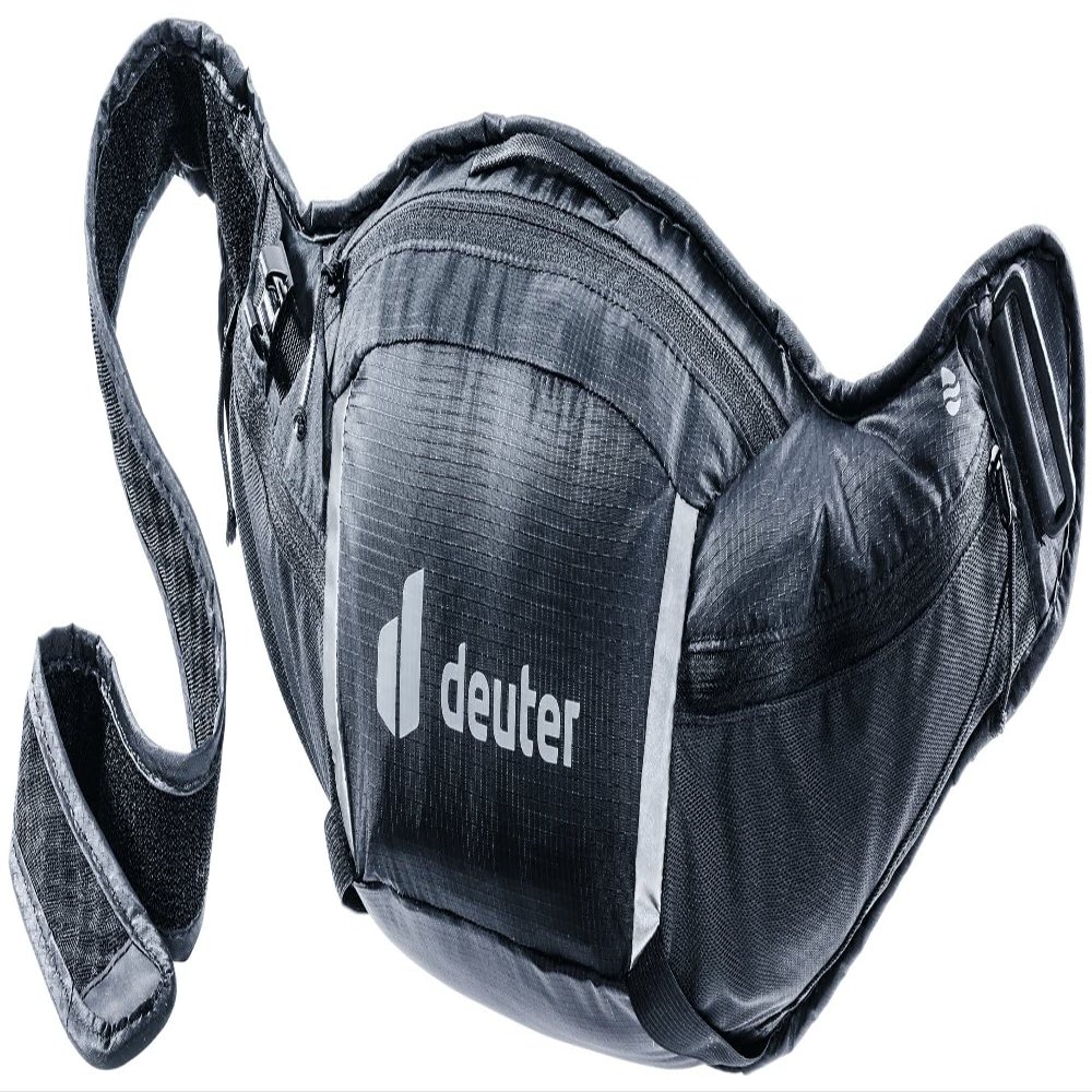 Deuter Shortrail III Endurance Waist Pack I Runners Fanny Pack with Hydration System for Trail Running & Hiking - Black