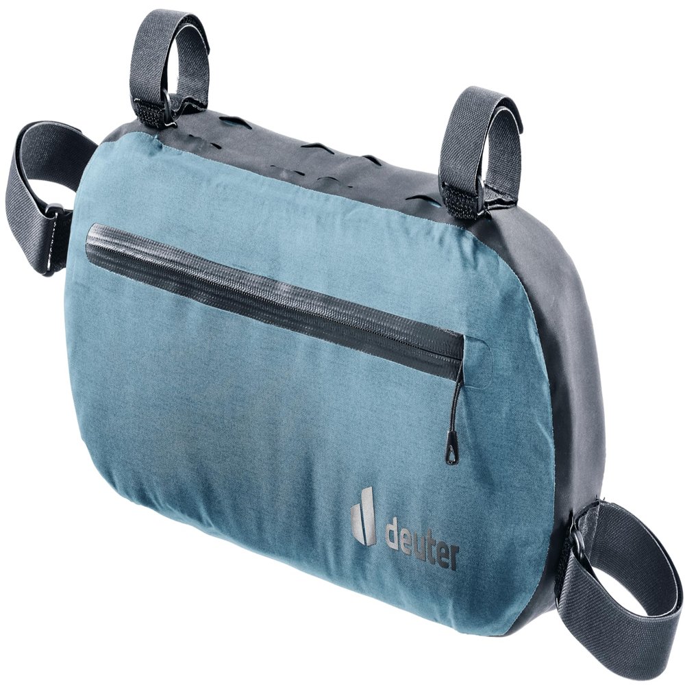 Deuter Cabezon FB 4 Bike Bag, Waterproof Frame Bag Mounted Bicycle Storage Pack, 4 Liter - Atlantic-Black