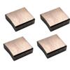 4PCS MEIMRSHLY Marine Stern Shaft Grounding carbon brush holder for Slip Ring Conductive device (10 * 25 * 28/26mm Cu60%)