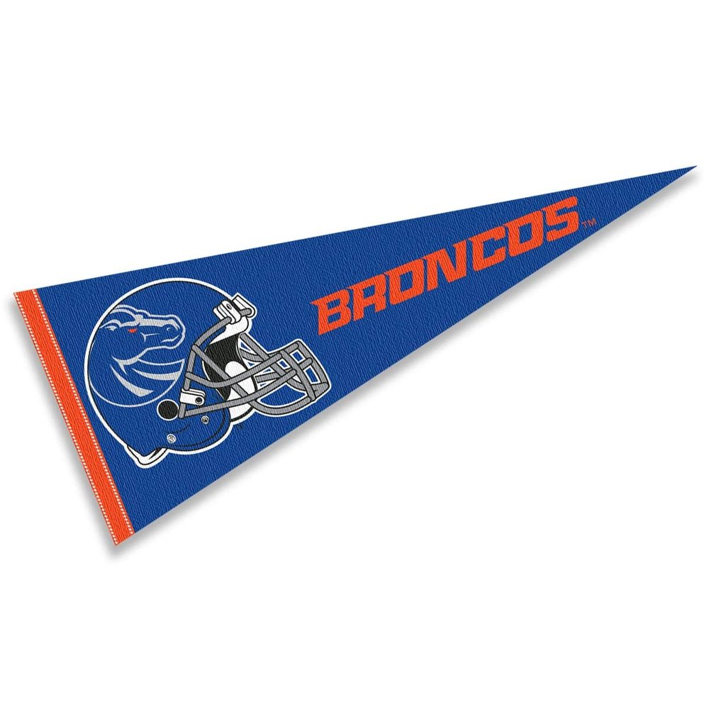 Boise State Broncos Football Helmet Pennant Flag