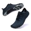 Racqua Water Shoes Quick Dry Barefoot Beach Aqua Sport Swim Surf Pool Hiking Diving Walking for Men Gradient Grey/Black 9.5 view 2