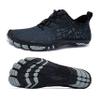 Racqua Water Shoes Quick Dry Barefoot Beach Aqua Sport Swim Surf Pool Hiking Diving Walking for Men Gradient Grey/Black 9.5 view 3