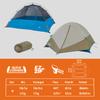 Kelty Ashcroft 3P Tent - 3 Person Camping Shelter with Full Coverage Rainfly, Lightweight Aluminum Poles, Camping Backpacking Festival Shelter view 4