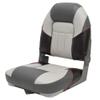 Boat Centurion Folding Fishing Seat 75129GC | Premium Gray Charcoal Red view 1