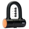 OKG Small U Lock - 4 Keys, Heavy Duty 18mm Hardened Alloy Steel Shackle - Anti-Cut/Anti-Pry Security Chain Lock for Motorcycle, E-Bike, Trailer (No Security Chain) view 1