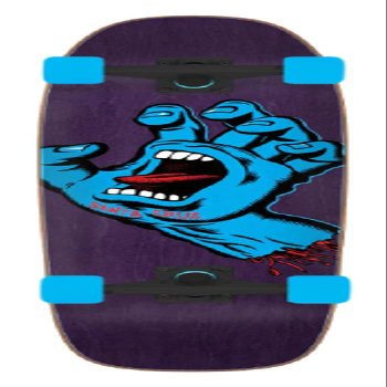 Santa Cruz Screaming Hand Street Cruzer Cruiser Skateboard, 8.4"x29.4"