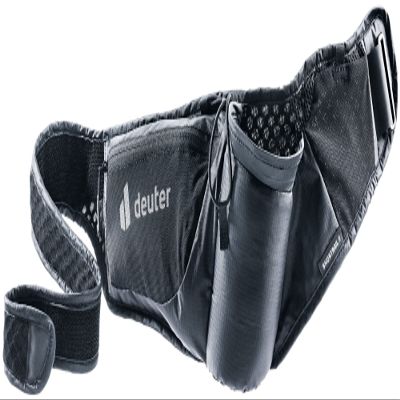 Deuter Shortrail II Endurance Waist Pack I Runners Fanny Pack with Hydration System for Trail Biking & Hiking - Black