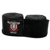 Amber Fight Gear Ultimate 180-Inch Mexican Style Elastic Hand Wraps Premium Quality Boxing Kickboxing Muay Thai MMA Wraps for Men and Women, Black, Sold as a Pair view 3