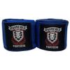 Amber Fight Gear Ultimate 180-Inch Mexican Style Elastic Hand Wraps Premium Quality Boxing Kickboxing Muay Thai MMA Wraps for Men and Women, Blue, Sold as a Pair view 1