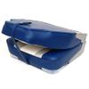 Boat Folding Fishing Seat 75107CBW | 23 3/4 Inch Blue Gray White view 2