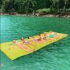 Water Carpet 16,5 X 6Ft / Floating Water PAD Water Floating Mat for Lakes, Pools, Beach and Ocean (Blue & Yellow) view 1