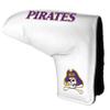Team Golf NCAA East Carolina Tour Blade Putter Cover (White), Fits Most Blade Putters, Scotty Cameron, Taylormade, Odyssey, Titleist, Ping, Callaway view 1