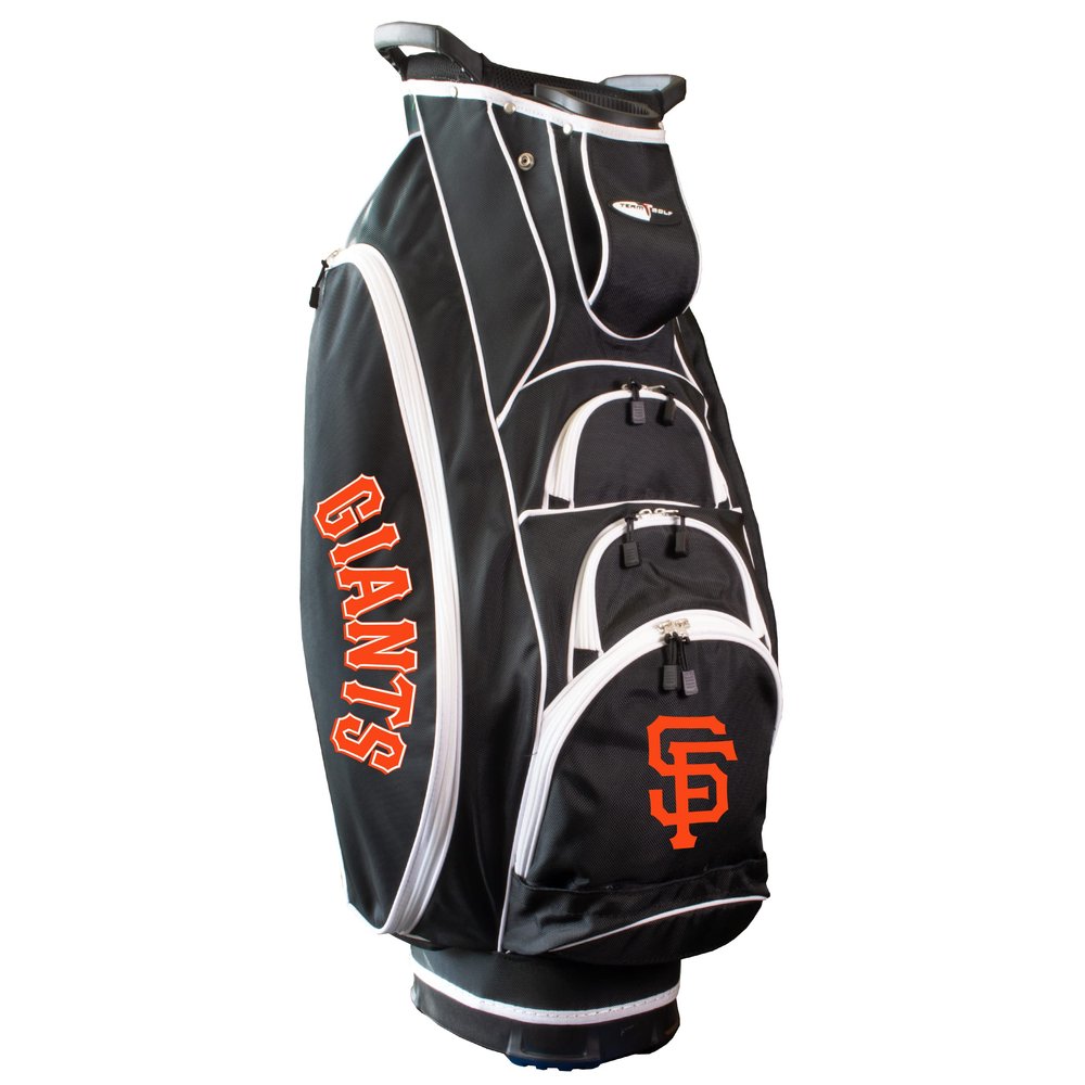 Team Golf MLB SAN Fran Giants Albatross Golf Bag Lightweight, 10-Way Club Divider, Spring Action Stand, Insulated Cooler Pocket, Velcro Glove and Umbrella Holder & Lift Assist Handles