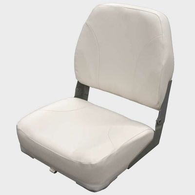 Boat Folding Fishing Seat 75102W | 20 x 18 x 16 Inch White