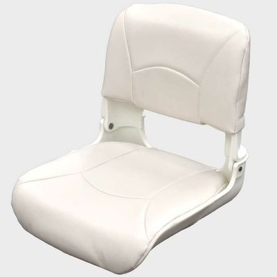 Boat Folding Fishing Seat 75113W | White Vinyl