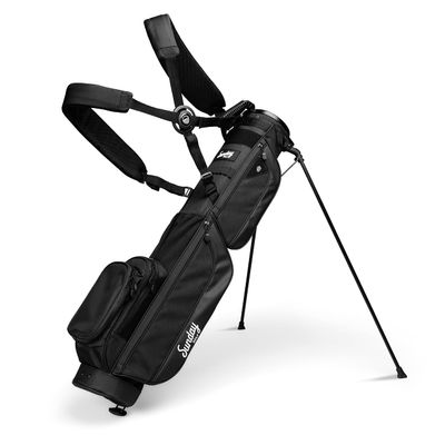 The Original Sunday Golf Loma XL Bag  Lightweight Golf Bag with Strap & Stand, Easy to Carry Pitch n Putt Stand Bag for Driving Range, Par 3 & Executive Courses, 3.4 lbs (Matte Black)