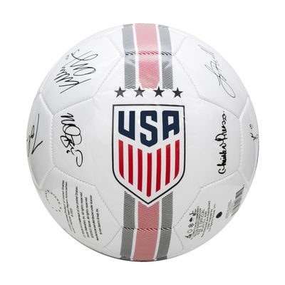 Icon Sports Officially Licensed US Soccer Federation Soccer Ball - USW21BL White Size 5