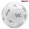 Icon Sports Officially Licensed US Soccer Federation Soccer Ball - USW21BL White Size 5 view 2