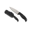 Spyderco Enuff 2 Fixed Blade Knife with 3.39" VG-10 Steel Blade and Black FRN Handle - Includes Polymer Sheath - SpyderEdge - FB31SBK2 view 2