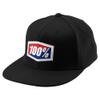100% Shadow Flexfit Hat Small - Medium Black view 1