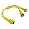 Amp Up Marine 125 Volt 50 Amp Male X (2) 125V 50A Female Y Splitter Shore Power Boat Adapter - 31424 view 1