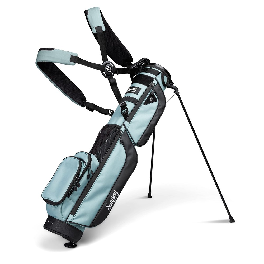 The Original Sunday Golf Loma XL Bag  Lightweight Golf Bag with Strap & Stand, Easy to Carry Pitch n Putt Stand Bag for Driving Range, Par 3 & Executive Courses, 3.4 lbs (Seafoam)