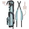 The Original Sunday Golf Loma XL Bag  Lightweight Golf Bag with Strap & Stand, Easy to Carry Pitch n Putt Stand Bag for Driving Range, Par 3 & Executive Courses, 3.4 lbs (Seafoam) view 4
