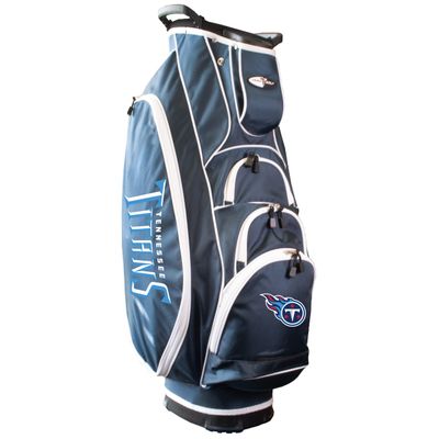 Team Golf NFL Tennessee Titans Albatross Golf Bag Lightweight, 10-Way Club Divider, Spring Action Stand, Insulated Cooler Pocket, Velcro Glove and Umbrella Holder & Lift Assist Handles