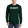 AL01 - UNC Charlotte Forty-Niners Basic Block Long Sleeve T Shirt - 2X-Large - Forest view 2