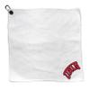 Team Golf NCAA Nevada- LAS Vegas Microfiber Towel - 15" X 15" (White) with Carabiner Clip, Premium Microfiber with Deep Waffle Pockets - Superior Water Absorption and Quick Dry Golf Cleaning Towel view 1