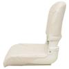 Boat High Back Folding Fishing Seat 75140W | All Weather Solid White view 3