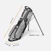 El Camino Golf Bag by Sunday Golf - Lightweight Stand Bag with Double Strap  Easy to Carry  Fits a Full Set of Clubs. Perfect for Walkers, Minimalist Golfers, and Golf Carts (Heather Gray) view 3