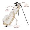 The Original Sunday Golf Loma XL Bag  Lightweight Golf Bag with Strap & Stand, Easy to Carry Pitch n Putt Stand Bag for Driving Range, Par 3 & Executive Courses, 3.4 lbs (Toasted Almond) view 3