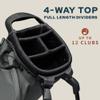 El Camino Golf Bag by Sunday Golf - Lightweight Stand Bag with Double Strap  Easy to Carry  Fits a Full Set of Clubs. Perfect for Walkers, Minimalist Golfers, and Golf Carts (Midnight Green) view 4