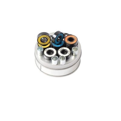 SUOFEILAIMU 608 2RS Double-Warped Skateboard Bearings 16PCS Colorful Four-Wheel Skateboard Bearings Random Color MS2302-8