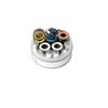 SUOFEILAIMU 608 2RS Double-Warped Skateboard Bearings 16PCS Colorful Four-Wheel Skateboard Bearings Random Color MS2302-8 view 1