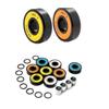 SUOFEILAIMU 608 2RS Double-Warped Skateboard Bearings 16PCS Colorful Four-Wheel Skateboard Bearings Random Color MS2302-8 view 4